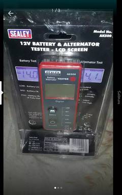 Car battery tester