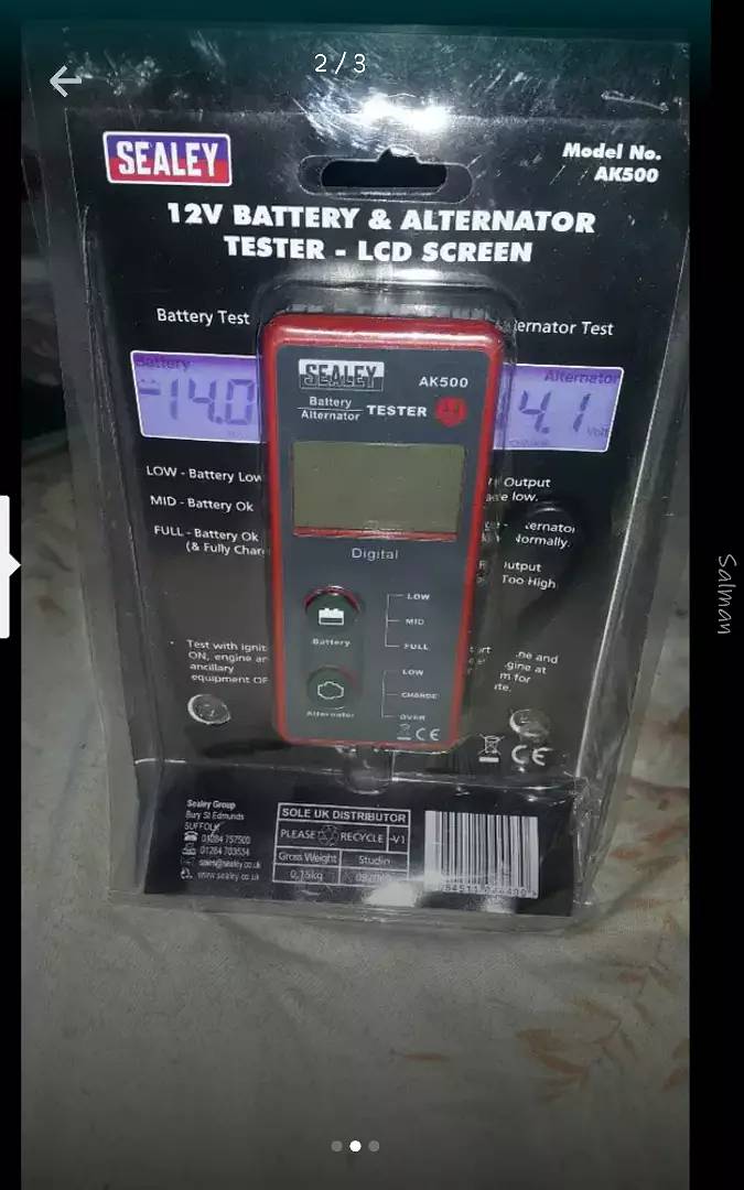 Car battery tester 1