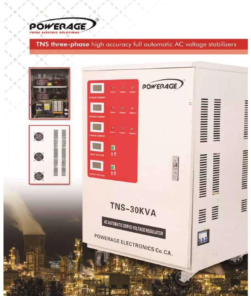 Powerage industrial AVR & powerEdge stablizers 1