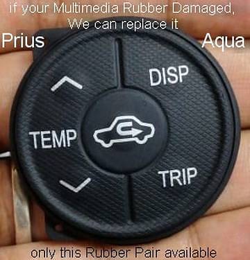 Prius Aqua Multimedia Buttons Rubber Replacement (Geniune) 0