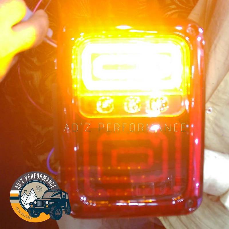 LED Tail Light LED Rear Lamp DRL+Brake+Park Light Wrangler Jeep JK JKU 2