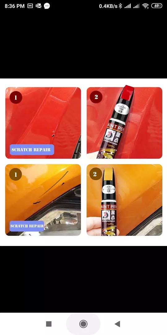 Professional Car Auto Coat Scratch Clear Repair Paint Pen Touch Up Wa 10