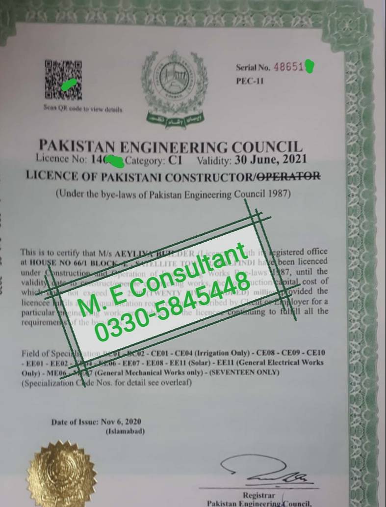 PEC - PPIB/AEDB - SECP - FBR Tax / PRA - ISO - Company Reg. in KSA 16