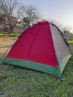 Double layers manual automatic camping tent from 2 to 15 person 0