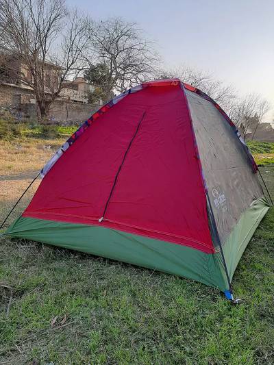 Double layers manual automatic camping tent from 2 to 15 person 3