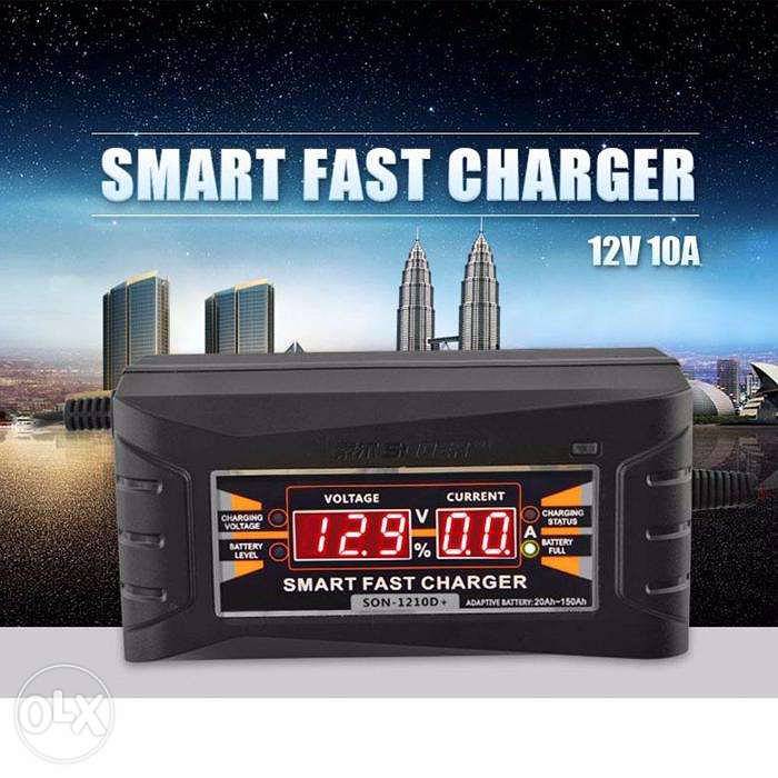 Smart Fast Battery Charger with LCD Display 1