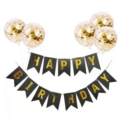 Happy Birthday Foil Banners Available in Different Colours 1