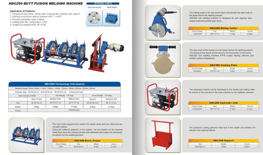 HDPE PE PP PVDF Butt Fusion and Electrofusion Welding Machine Pakistan 11