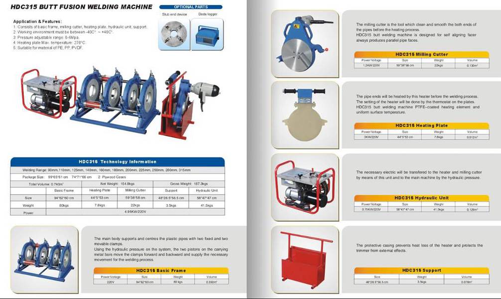 HDPE PE PP PVDF Butt Fusion and Electrofusion Welding Machine Pakistan 2