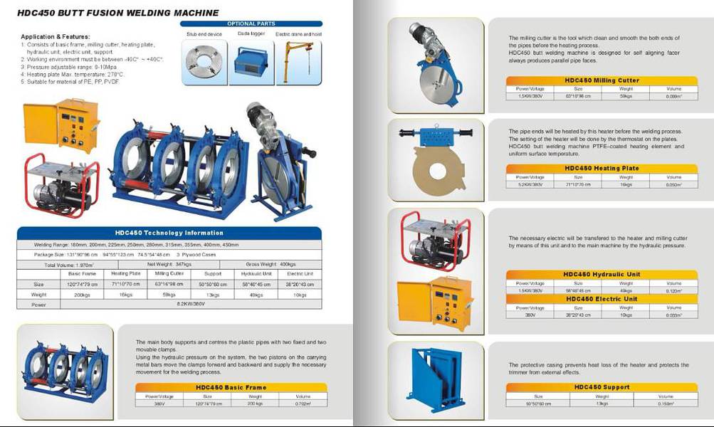 HDPE PE PP PVDF Butt Fusion and Electrofusion Welding Machine Pakistan 3