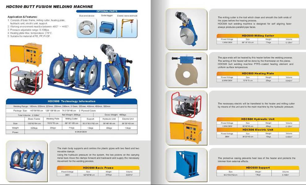 HDPE PE PP PVDF Butt Fusion and Electrofusion Welding Machine Pakistan 4