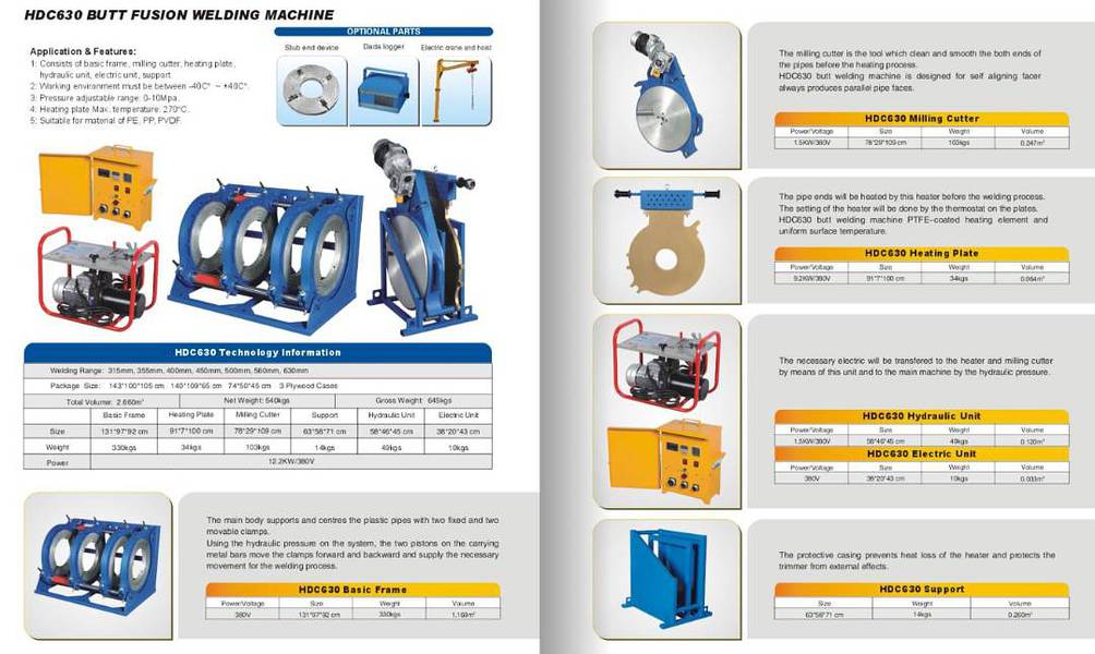 HDPE PE PP PVDF Butt Fusion and Electrofusion Welding Machine Pakistan 5