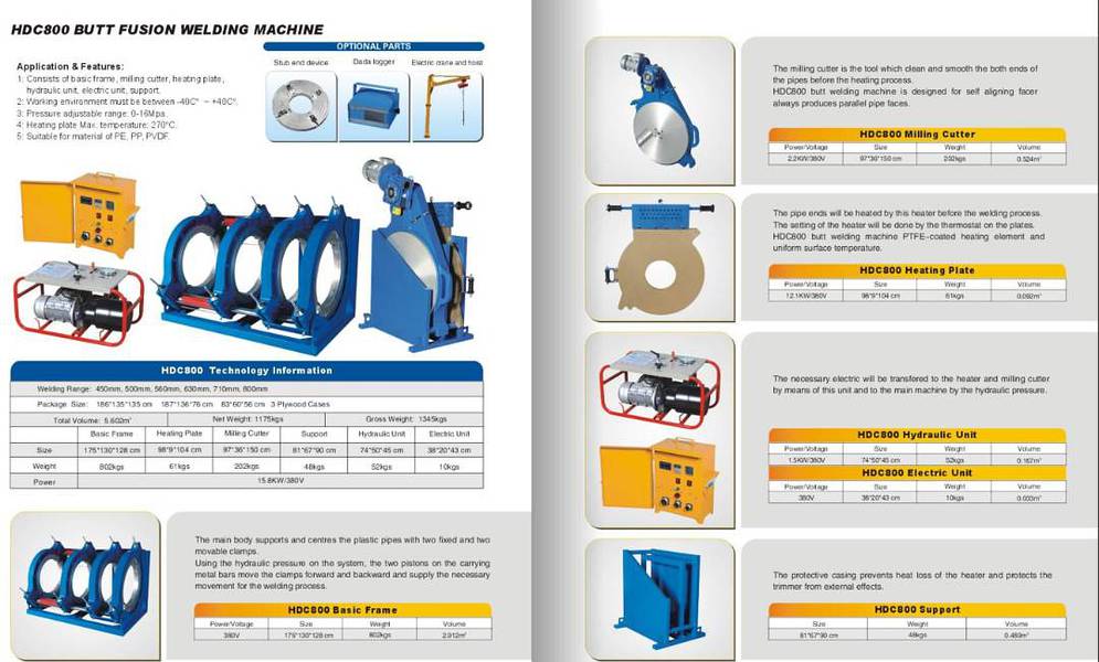 HDPE PE PP PVDF Butt Fusion and Electrofusion Welding Machine Pakistan 6