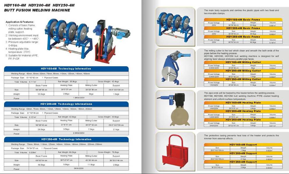 HDPE PE PP PVDF Butt Fusion and Electrofusion Welding Machine Pakistan 9