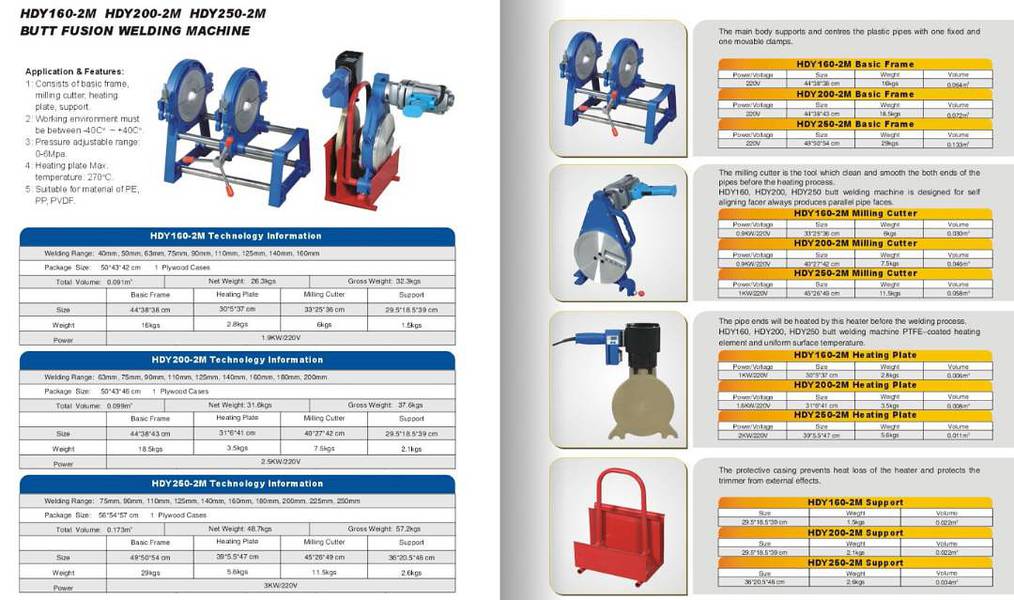 HDPE PE PP PVDF Butt Fusion and Electrofusion Welding Machine Pakistan 10