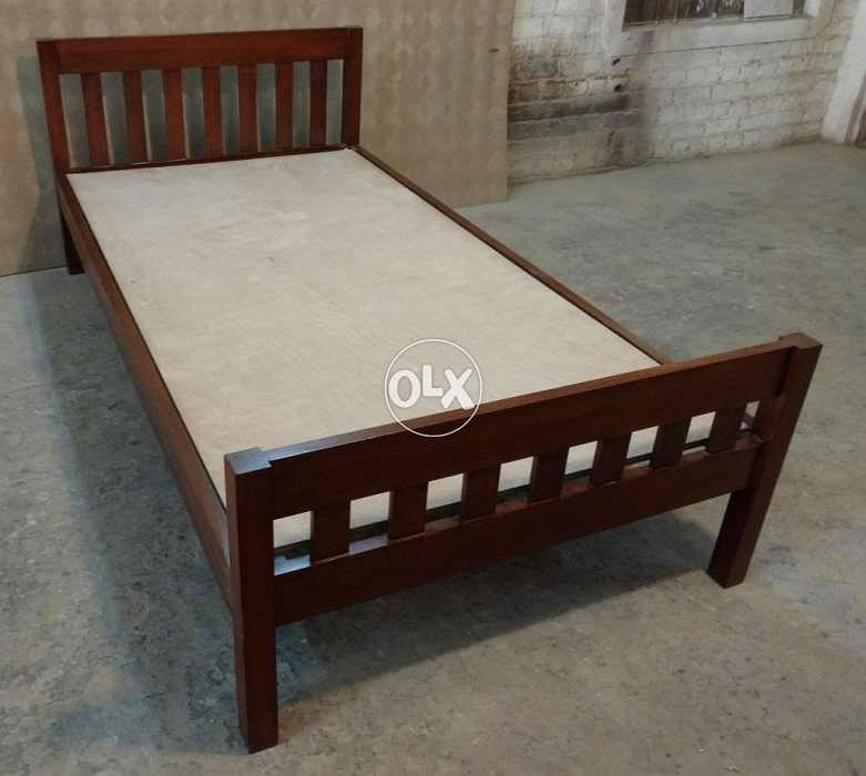 Solid wood single Bed 2