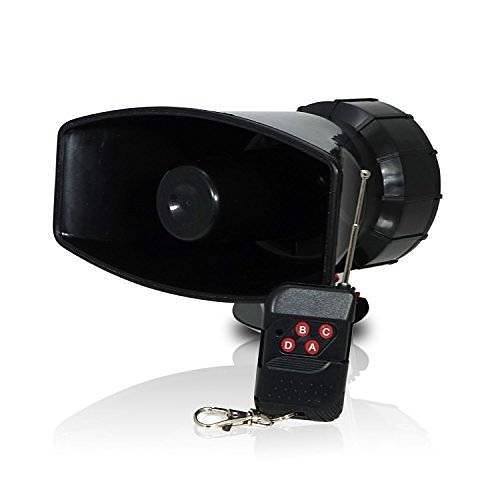 P0lice Emergency Flash Siren Hooter X5 loud wireless horn video demo 9