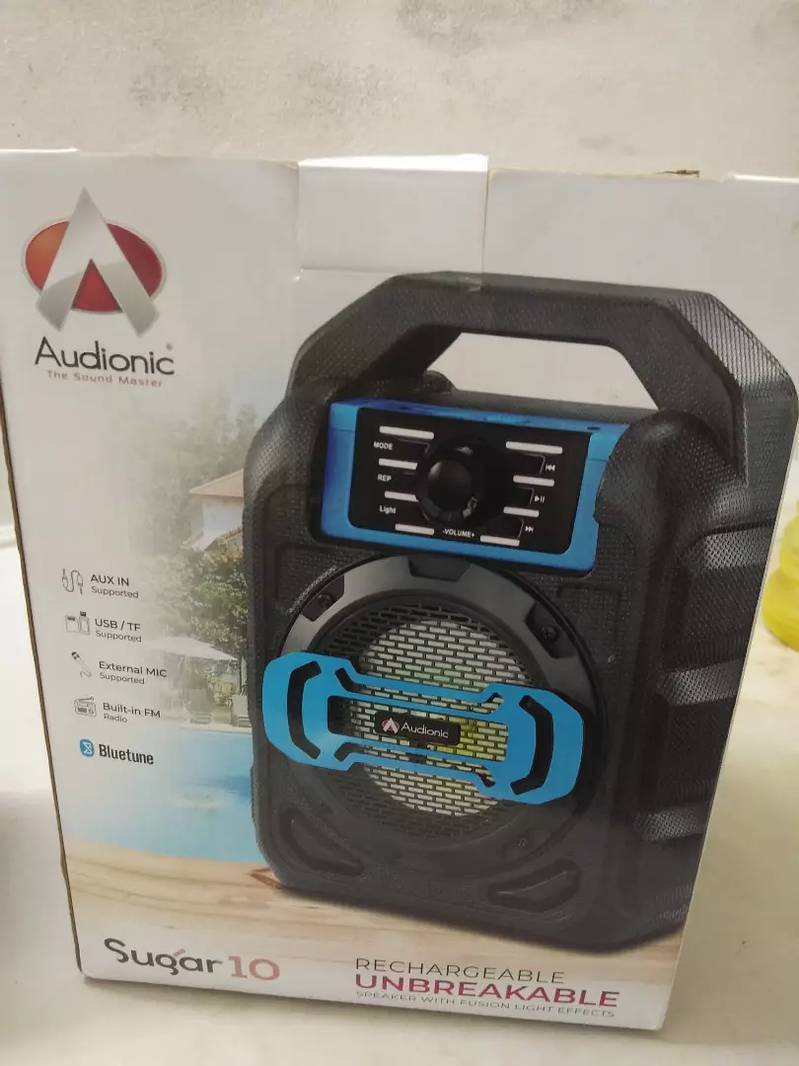 Audionic blue tooth speaker sugar 10 3