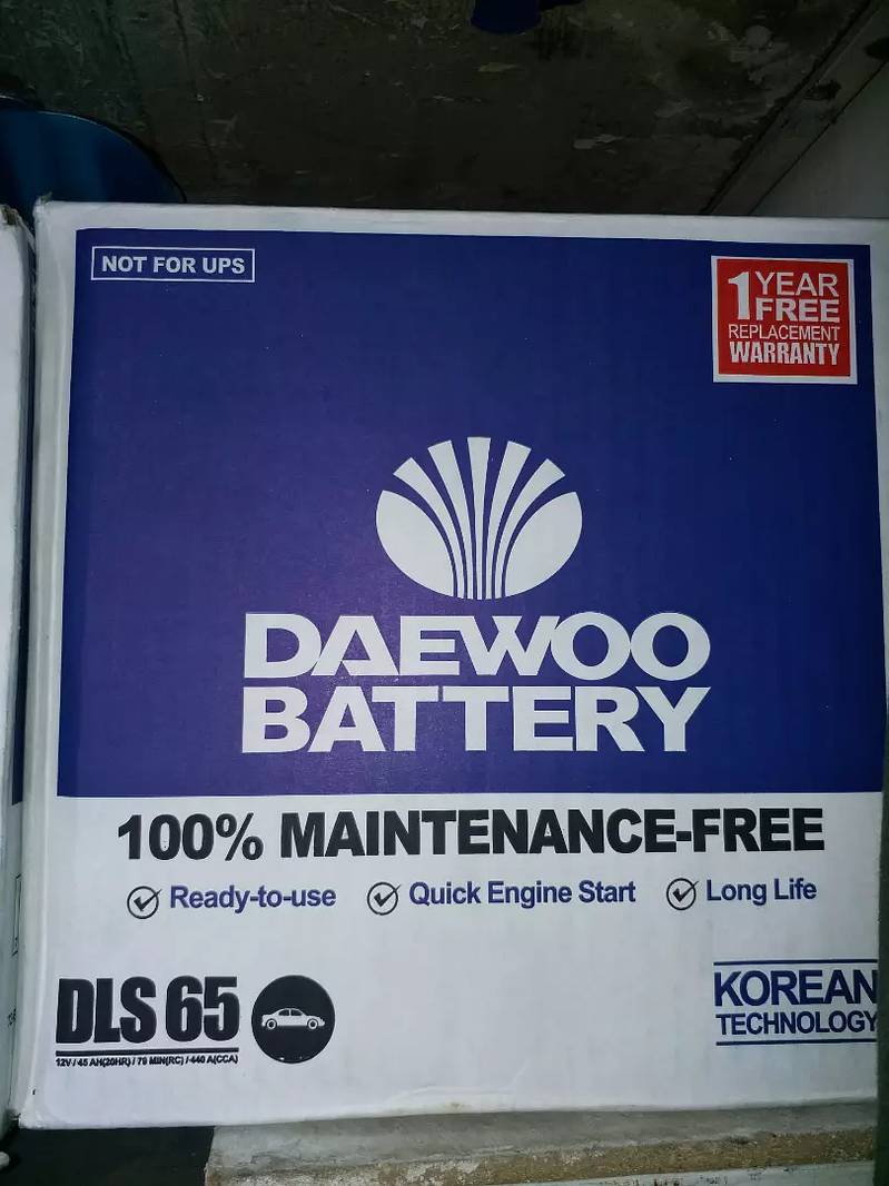 Daewoo DLS-65 Dry, battery Free Delivery & Free battery Fitting 5