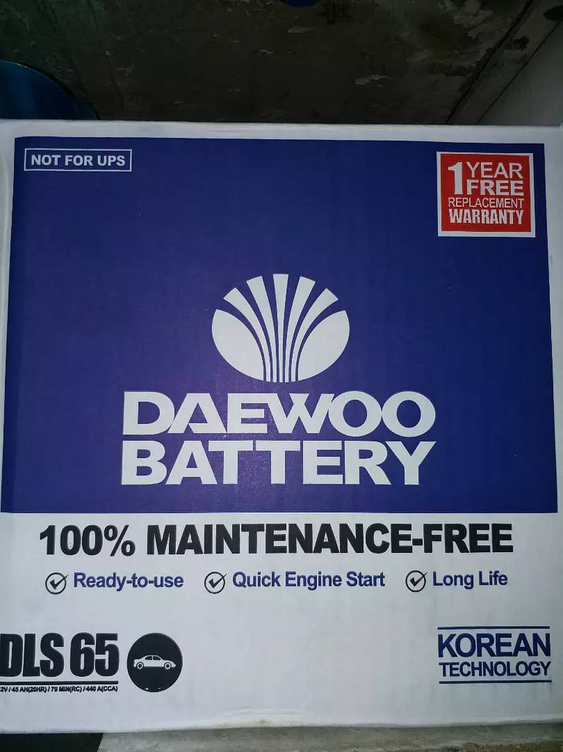 Daewoo DLS-65 Dry, battery Free Delivery & Free battery Fitting 6