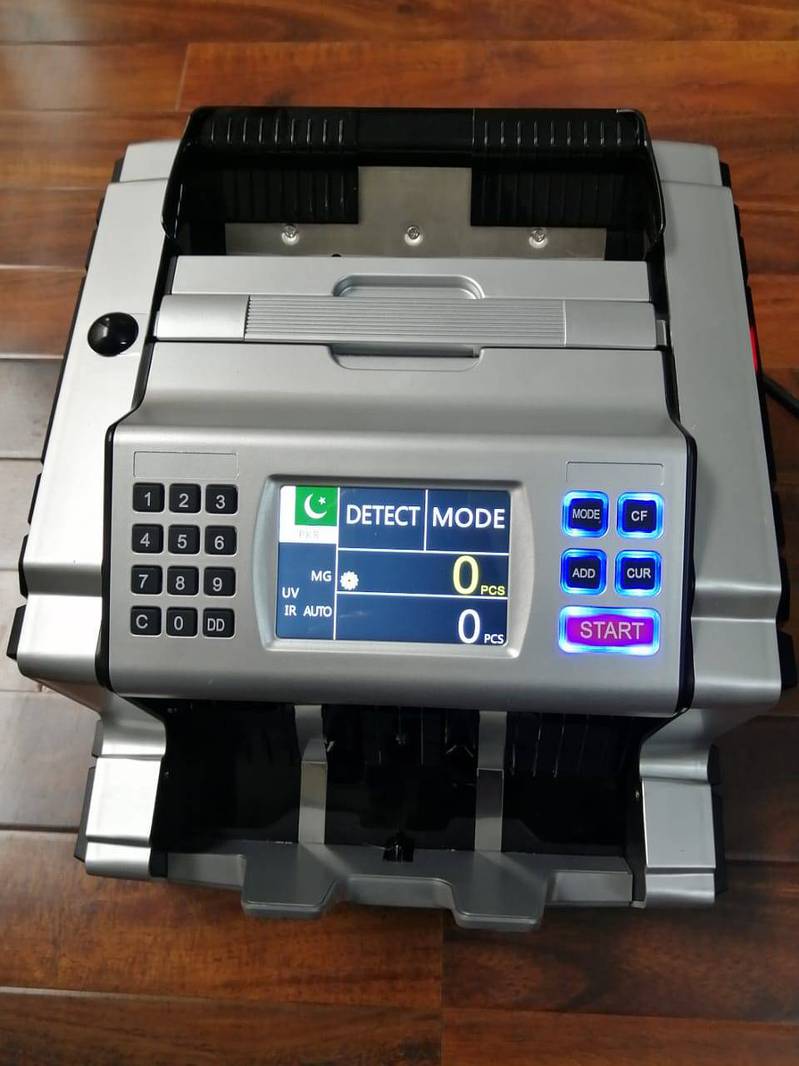 Cash Currency Counting Machine Fake Note Detection and Binding Machine 0
