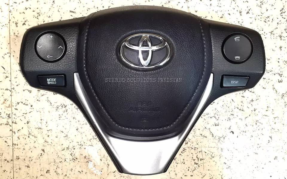 Toyota Corolla multimedia switch available. 4
