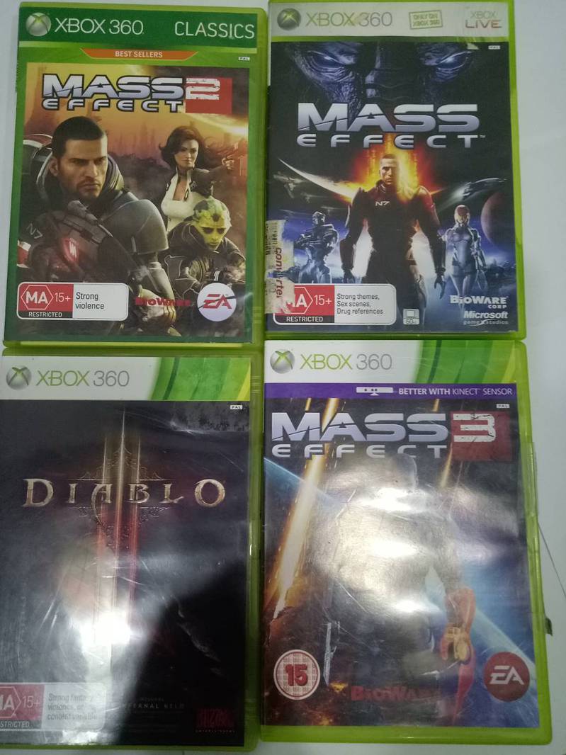 Mass effect,Mass effect 2,Diablo. 0