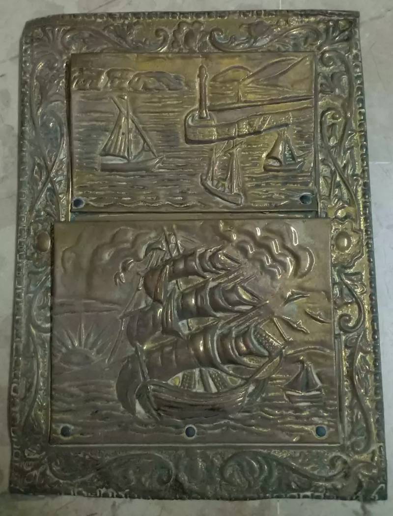 Antique Brass plates 2