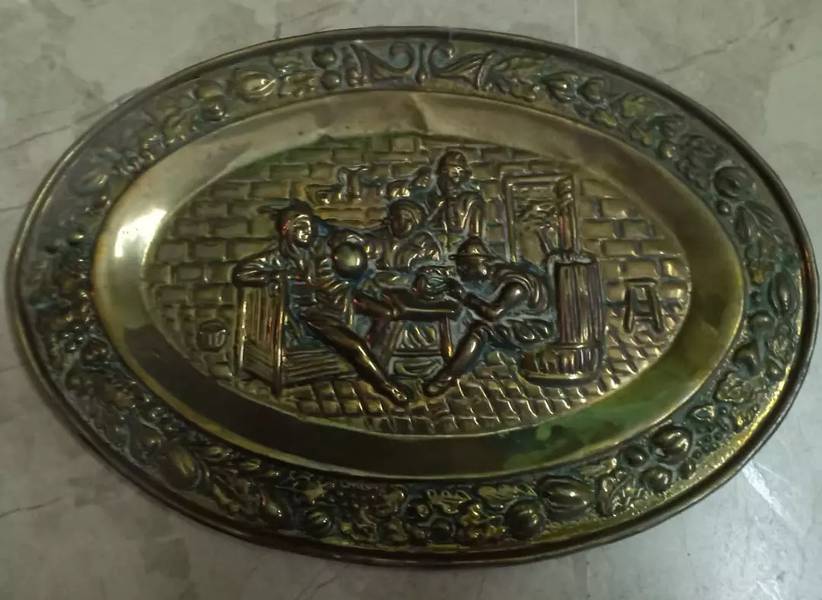 Antique Brass plates 4