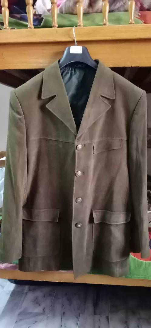 Coat large size green color 0