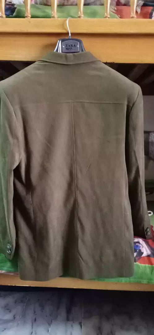 Coat large size green color 1