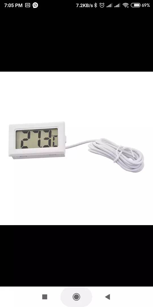 1Pcs LCD Digital Thermometer Seconds Waterproof Aquarium Ther. m. n . 5