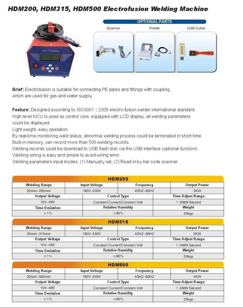 HDPE  PE Pipe Welding Machines Pakistan Butt Fusion Electrofusion 1