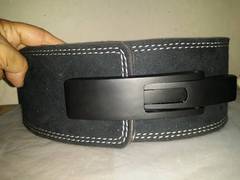 power weight lifting belt Leather made with Lever Buckle 0