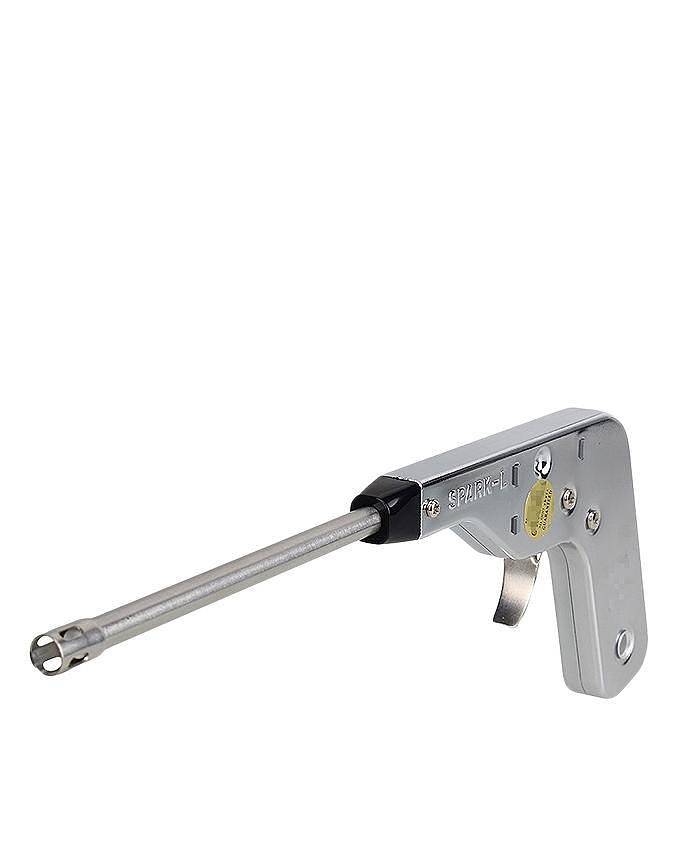 Gas Pistol shaped Stove Lighter SPARK L - Silver 1