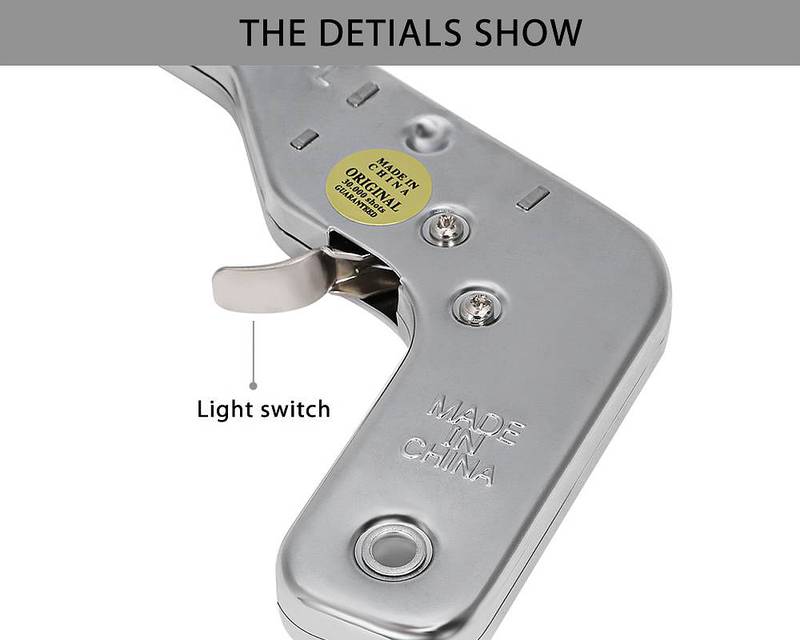 Gas Pistol shaped Stove Lighter SPARK L - Silver 2