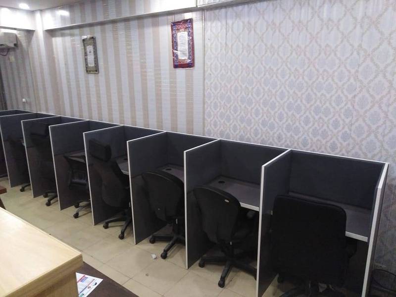 Work stations for call center and software house 7