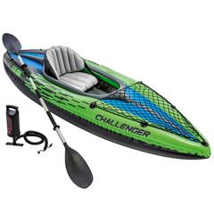 Intex Challenger Kayak, 1-Person Inflatable Kayak Set