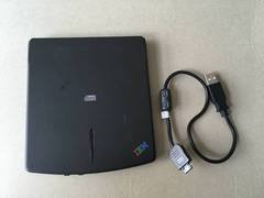 IBM USB Portable CD ROM Drive Cable Missing in mint Condition Xchnge P