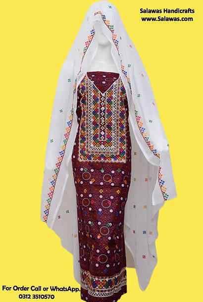 Sindhi Ajrak Dress Online 2020 Designs 4