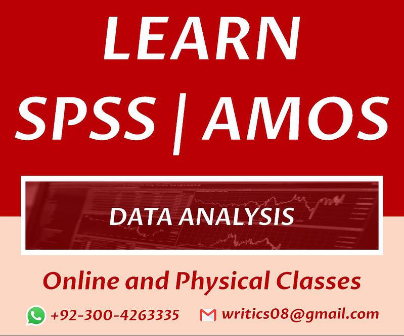 Data Analysis | SPSS | AMOS | Excel | SmartPLS 1