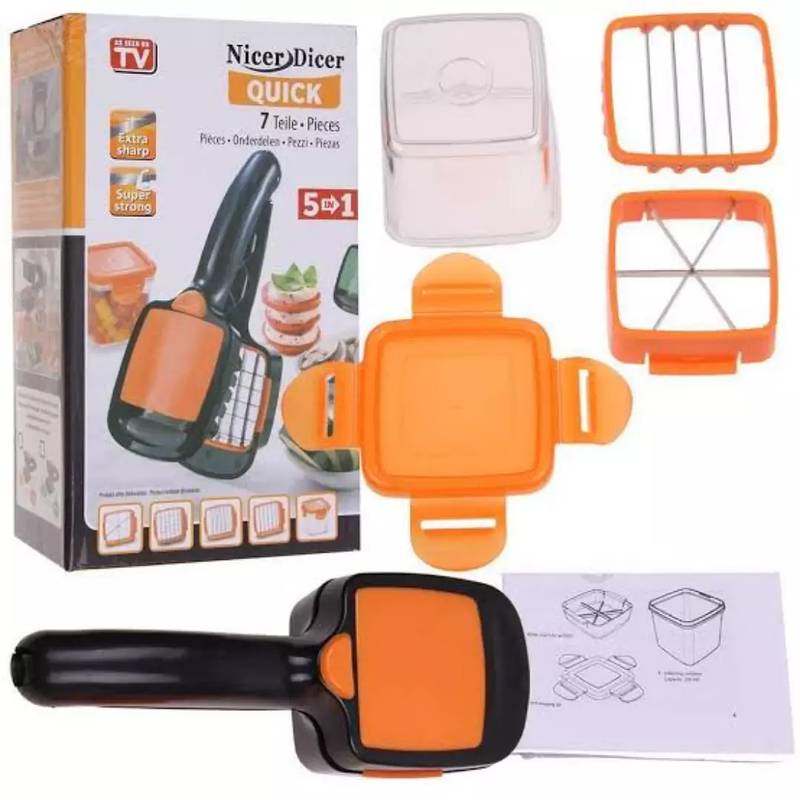 Nicer Dicer 5 in 1 Multi-Cutter Quick Food Fruit Vegetable Cutter 0