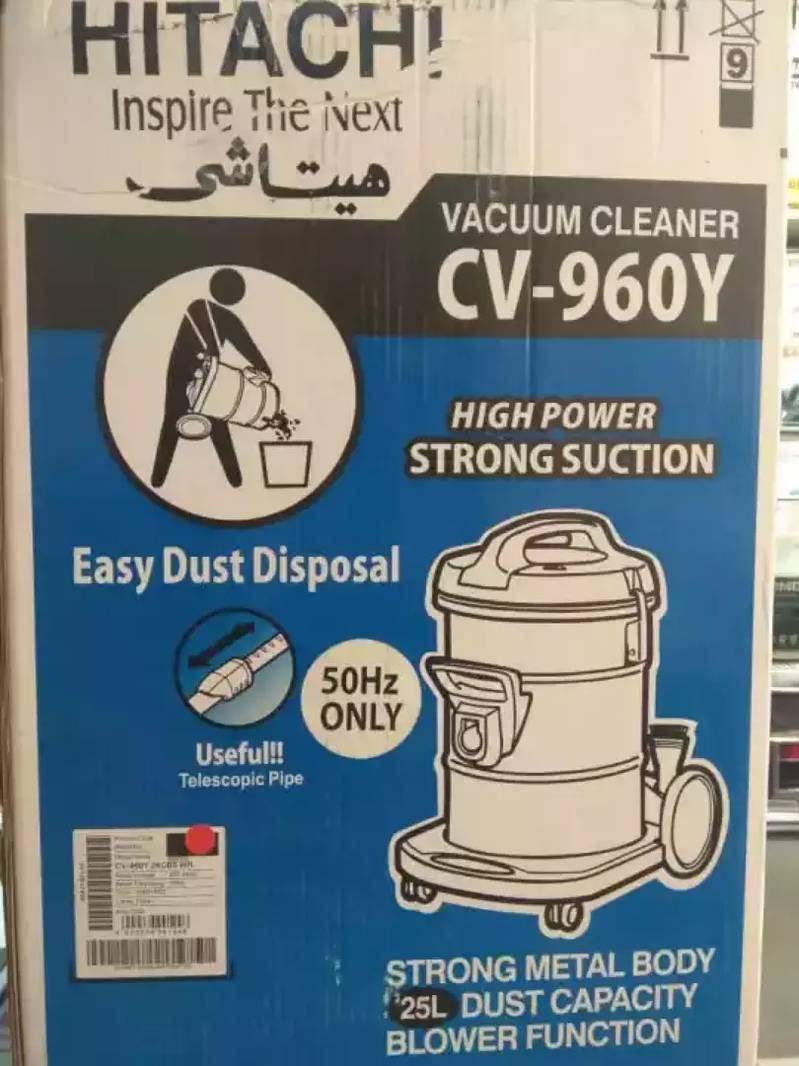 Hitachi drum vacuum cleaner 0