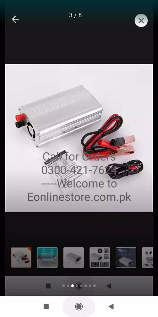 DC 12V To AC 220V Auto Inverter 1500W Car Power Converter Transformer 2