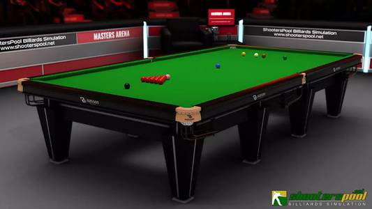 Online Snooker frame gameplay - ShootersPool Billiards Simulation