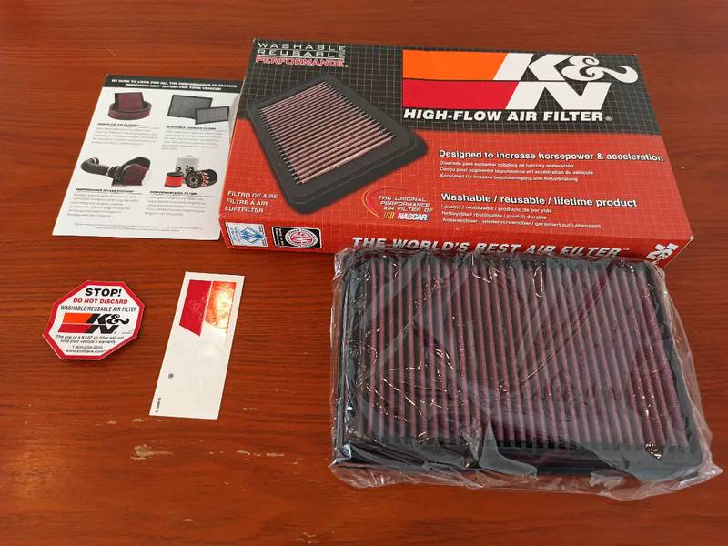 K&N Air Filter Yamaha R1 R6 Suzuki GSXR Hayabusa Honda Cbr Kawasaki zx 4