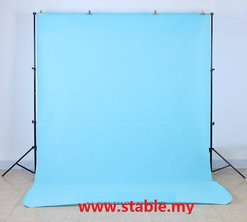 Portable Backdrop chroma green Stand set 1