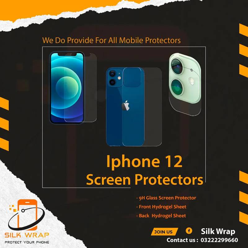 Apple iPhone 12 and 12 pro protectors avilable 1