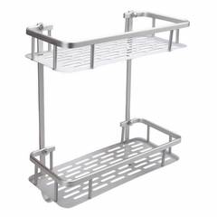 High Quality 2 Layers Bathroom Corner Wall Shelf