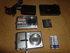 yashica digital camera 08 mp & casio exilim long battery wala